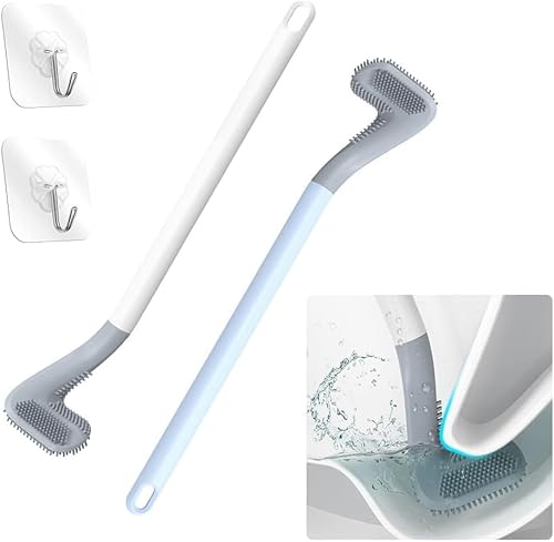 Xushengsheng Langstielige Toilettenbürste im Golfstil, Flexible Toilettenreinigungsbürste aus Silikon, flexibel biegbare Silikonbürste im Golfstil Xushengsheng Langstielige Toilettenbürste im Golfstil, Flexible Toilettenreinigungsbürste aus Silikon, flexibel biegbare Silikonbürste im Golfstil von Xushengsheng