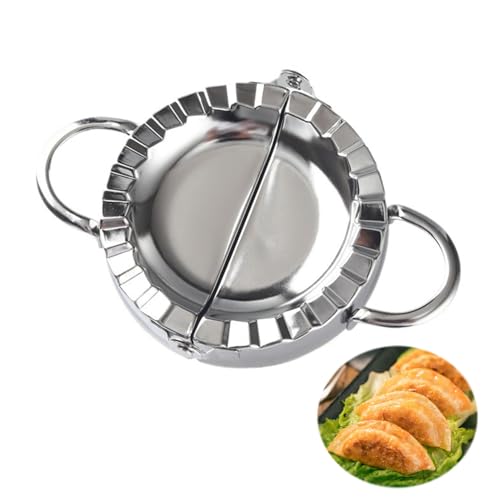 Edelstahl Ravioli Mold, Edelstahl Dumpling Maker Teigtaschenformer, Tortellini Form Maultaschen,Dumpling Maker, Bequem und Schnell, Geeignet für die Zubereitung köstlicher Speisen auf Partys von Xusxes