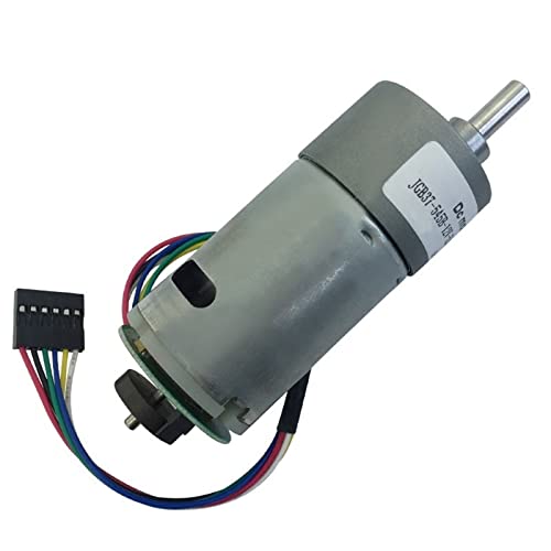 Getriebemotor mit hohem Drehmoment GB37-545B DC-Getriebe-Encoder-Motor, motorisierte Ausrüstung, elektronisches Schloss, automatische Rotationsausrüstung, PTZ-Motor, 12 V DC (Color : 22RPM) von Xuulan