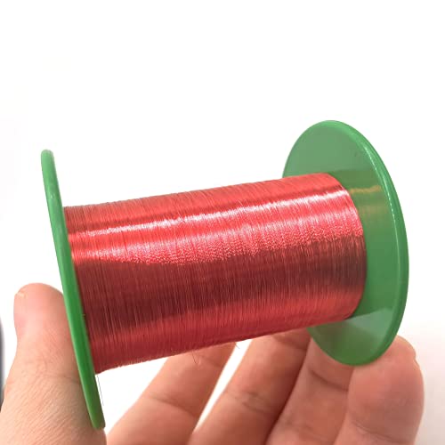 Xuulan 0,08 mm 0,5 mm 0,09 mm emaillierter Wicklungsspulen-Kupferdraht 34 AWG 22 AWG 43 AWG 26 AWG Rotkupferdraht Qa-1/155 for Transformator(OD 0.55mm) von Xuulan