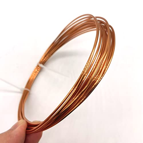 Xuulan 0,09 mm 0,35 mm 0,38 mm 0,1 mm Kabel Kupferlackdraht for Magnetwicklung 41 AWG 32 AWG 34 AWG 43 AWG Emaillierter Kupferdraht Qa-1/155 for Elektromagnete(1.0mm 10Meter) von Xuulan