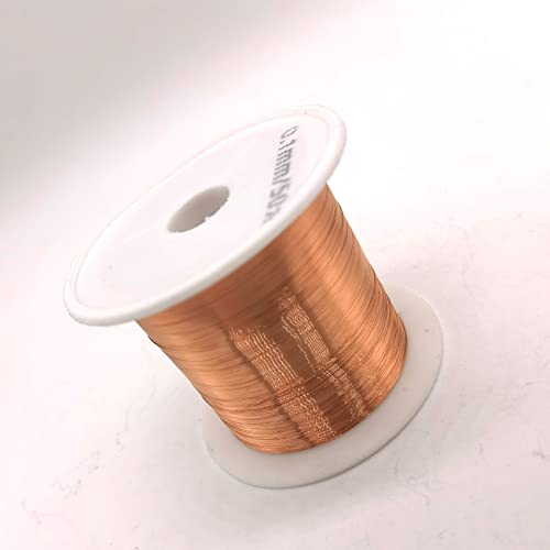 Xuulan 0,17 mm 0,19 mm 0,06 mm Kabel Kupferlackdraht Magnetwicklung 24 AWG 41 AWG 44 AWG Emaillierter Kupferdraht Qa-1/155 for Prozesslinien(OD 0.8mm) von Xuulan