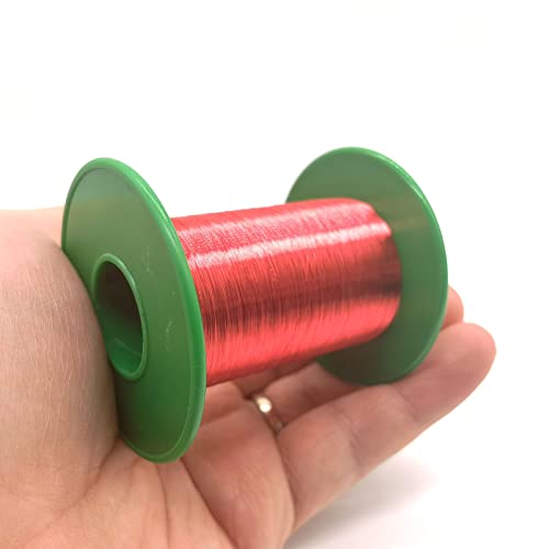 Xuulan 0,2 mm 0,41 mm 0,35 mm 0,95 mm Emaillierter Wicklungsmagnet Emaillierter Kupferwickeldraht 36 AWG 38 AWG 40 AWG Roter Kupferdraht Qa-1/155 Wird for Wickeln von Spulen verwendet(OD 0.65mm) von Xuulan