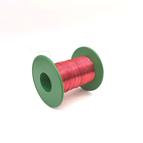 Xuulan 0,21 mm 0,9 mm 0,06 mm Magnet Kupfer emaillierter Magnetwickeldraht 32 AWG 41 AWG 26 AWG 34 AWG Roter Kupferdraht Qa-1/155 for Induktivitätsspule(OD 0.11mm) von Xuulan