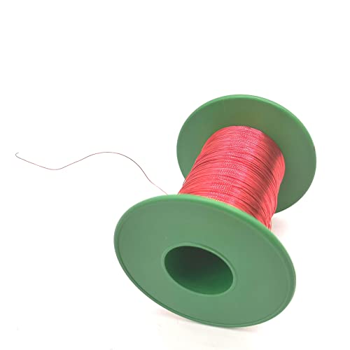 Xuulan 0,43 mm 0,3 mm 0,14 mm Spule Kupfer emailliert Magnet Wicklung Kabel Kupferdraht 43awg 30awg 36awg 44awg Rot Kupferdraht Qa-1/155 verwendet in der Produktion von Transformatoren(OD 0.06mm) von Xuulan