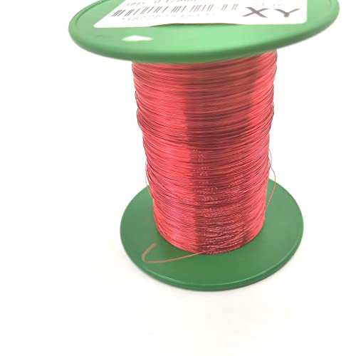 Xuulan 0,43 mm 0,38 mm 0,23 mm Kabel Kupferlackdraht Magnetwicklung 30 AWG 24 AWG 28 AWG Rotkupferdraht Qa-1/155 for Elektromotoren(OD 0.75mm) von Xuulan