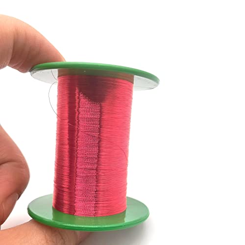 Xuulan 0,85 mm 1 mm 0,4 mm 0,38 mm Emailliertes Kabel Kupfer Emaillierter Magnetwickeldraht 22 AWG 38 AWG 34 AWG Roter Kupferdraht Qa-1/155 for Elektromagnete(OD 0.08mm) von Xuulan