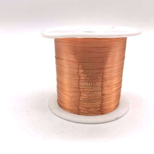 Xuulan 1 mm 0,12 mm 0,17 mm Emailliertes Kabel Kupfer Emaillierter Magnetwickeldraht 39awg 28awg 30awg 34awg Emaillierter Kupferdraht Qa-1/155 Wird for Wickeln von Spulen verwendet(OD 0.33mm) von Xuulan