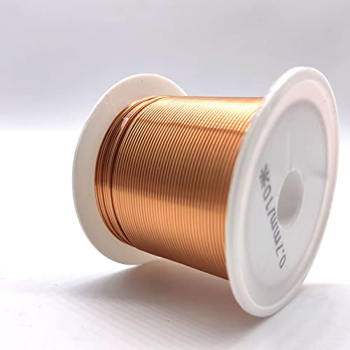 Xuulan Kupferlackierter Magnetwickeldraht emaillierter Kupferdraht Qa-1/155, verwendet for wissenschaftliche Projektanwendungen.(OD 0.12mm) von Xuulan