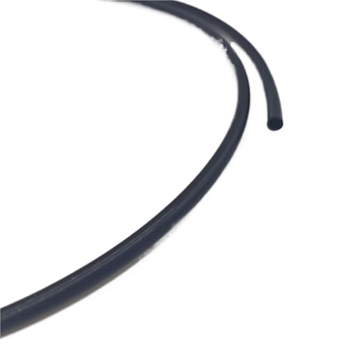 Xuulan Schwarzer PTFE-Schlauch F46 Isolierhülse Schlauch Teflonmantel 3D-Druckerteil Starres Rohr Heißextruder 0,3 mm 0,5 mm 0,6 mm 0,8 mm 1 mm(1mm x 1.4mm) von Xuulan