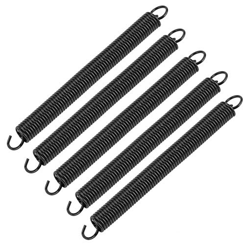 Xuulan Xianglaa-Flexible Federn, Zugfeder, Set Haken Frühling, 5pcs, Torsion mit Haken Draht Dia 0.6mm OD 4 mm Lange 50mm, Breites Anwendungsspektrum von Xuulan