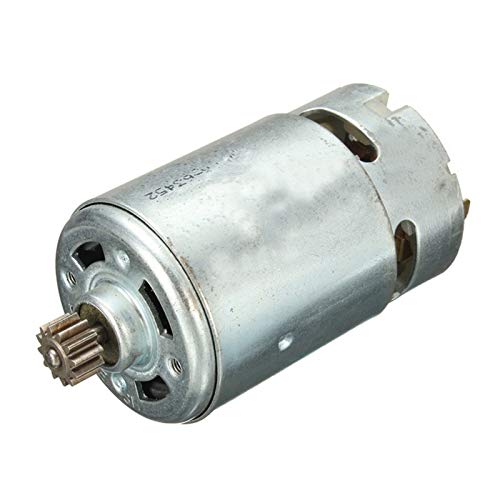 Xuulan Xianglaa-Gleichstrommotor 12 Zähne elektrische Getriebe-DC-Motor, 7.2/12 / 16,8 / 21V für schnurlose Bohrer Schraubendreher Wartung Ersatzteile, Breites Anwendungsspektrum (Voltage(V) : 21V) von Xuulan