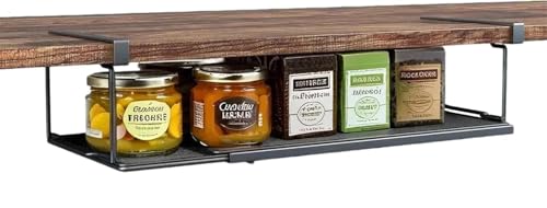 Xuzhouzhou Erweiterbares Regal unter dem Schrank, verstellbare Länge, Aufbewahrung unter dem Regal mit dicken Clips, 4,5 kg Kapazität Xuzhouzhou Erweiterbares Regal unter dem Schrank, verstellbare Länge, Aufbewahrung unter dem Regal mit dicken Clips, 4,5 kg Kapazität von Xuzhouzhou