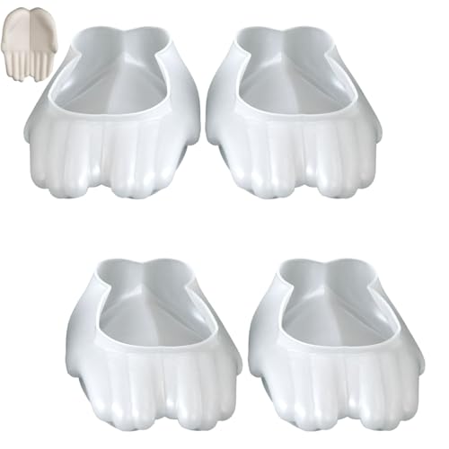 4 Stück Kunstharz-Hände – handgeformte Silikonform – Handform Kunst Handwerk Formen – Epoxidgussformen | für Schmuckaufbewahrung, Schale, Kerzenhalter von Xvilmaun