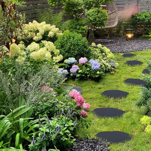Xvilmaun Garten Trittsteine Set - Weggestaltung Garten Deko - Mit Bodenhaken Für Gehweg Pool Terrasse Außenbereich von Xvilmaun