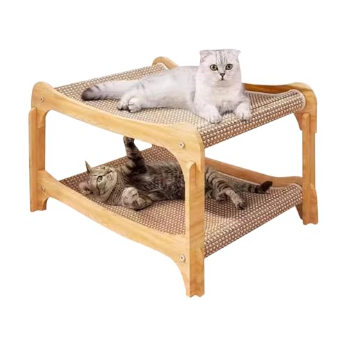 Xvilmaun Kratzbrett Für Hauskatzen,Robustes Zweischichtiges Kratzpad Für Kitten - Interaktives Kratz- und Ruhekissen für kleine mittlere große Katzen Xvilmaun Kratzbrett Für Hauskatzen,Robustes Zweischichtiges Kratzpad Für Kitten - Interaktives Kratz- und Ruhekissen für kleine mittlere große Katzen von Xvilmaun
