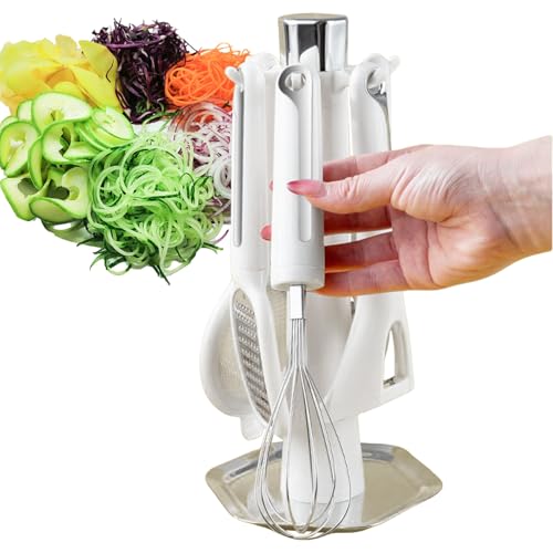 Xvilmaun Küchenhelfer Set - Schneebesen mit Aufbewahrungsständer | Ergonomischer Griff Professionelle Ausstattung für Wohnmobil Gastronomie Haushalt Xvilmaun Küchenhelfer Set - Schneebesen mit Aufbewahrungsständer | Ergonomischer Griff Professionelle Ausstattung für Wohnmobil Gastronomie Haushalt von Xvilmaun