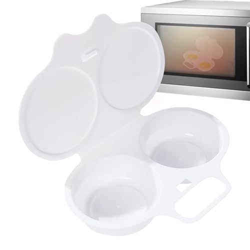Xvilmaun Mikrowellen-Eierkocher | Mikrowellen-Eierkocher-Pochier - DIY-Eier, rund, pochierte Eier, Dampfgarer mit 2 Eiern für das Frühstück zu Hause Xvilmaun Mikrowellen-Eierkocher | Mikrowellen-Eierkocher-Pochier - DIY-Eier, rund, pochierte Eier, Dampfgarer mit 2 Eiern für das Frühstück zu Hause von Xvilmaun