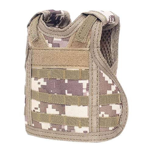 Xvilmaun Mini-Weste, Verstellbare Mini Weste für Getränke, Wärmedämmungs-Taktik-Getränkekühler für 12oz-16oz Dosen und Flaschen Xvilmaun Mini-Weste, Verstellbare Mini Weste für Getränke, Wärmedämmungs-Taktik-Getränkekühler für 12oz-16oz Dosen und Flaschen von Xvilmaun