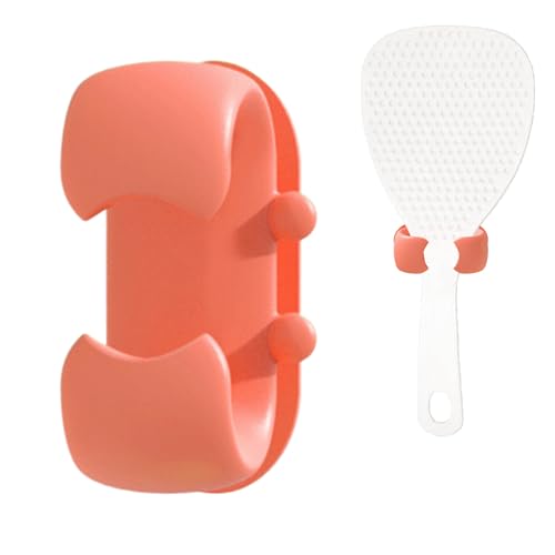 Xvilmaun Reislöffelhalter | Klebefreier Spatelhalter Zum Kochen | Dekorative Wand Spatulenhalterung | Für Küchenwand Theke Kochen Balkon Coffee Bar Badezimmer Restaurant Xvilmaun Reislöffelhalter | Klebefreier Spatelhalter Zum Kochen | Dekorative Wand Spatulenhalterung | Für Küchenwand Theke Kochen Balkon Coffee Bar Badezimmer Restaurant von Xvilmaun