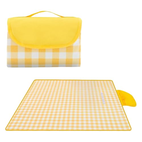 Xvilmaun Stranddecke - Campingteppich - Sanddichte Faltbare rutschfeste Matte mit Tragegriff 150x200cm für Garten Balkon Entspannung Pool Musikfest Campingplatz Terrasse von Xvilmaun