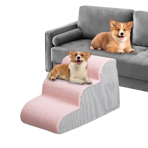 Xvilmaun Treppe für kleine Hunde | Breite Haustierstufen Indoor Bettrampe – Heimfahrzeugrampe Welpe Couch Leiter mit waschbarem Bezug für Schlafzimmer, Sofa, LKW, Wohnzimmer, Stühle, SUV Xvilmaun Treppe für kleine Hunde | Breite Haustierstufen Indoor Bettrampe – Heimfahrzeugrampe Welpe Couch Leiter mit waschbarem Bezug für Schlafzimmer, Sofa, LKW, Wohnzimmer, Stühle, SUV von Xvilmaun