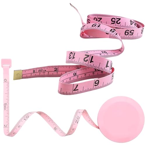 2pcs Körpermessband mit 1 normalen und 1 einziehbaren 60 -Zoll -Körperbandmaß mit klarem Maßstab tragbarer Ersatzmessung für Messungen, Schneiderei, Schneider 2pcs Körpermessband mit 1 normalen und 1 einziehbaren 60 -Zoll -Körperbandmaß mit klarem Maßstab tragbarer Ersatzmessung für Messungen, Schneiderei, Schneider von Xweptuy