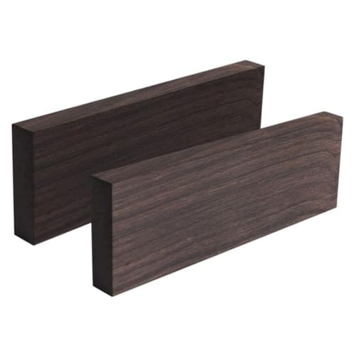 Ebenholz Holz Holz Blank Fade Resistant Musical Instrument Ebony Blank DIY Material 2pcs Ebenholz Holz Holz Blank Fade Resistant Musical Instrument Ebony Blank DIY Material 2pcs von Xweptuy