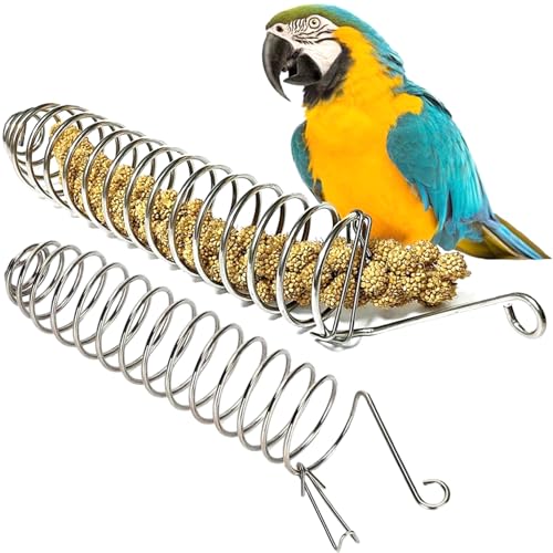 Xweptuy 2pcs Vogelfutterbehälter, 9, 1 x 1, 8 x, 8 Zoll Metallvogelfutterspielzeug mit hängbar und abnehmbar Xweptuy 2pcs Vogelfutterbehälter, 9, 1 x 1, 8 x, 8 Zoll Metallvogelfutterspielzeug mit hängbar und abnehmbar von Xweptuy
