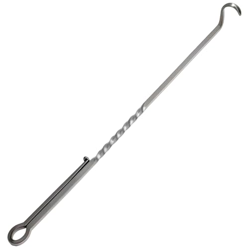 Xweptuy Fleischhaken, 12 Zoll Metall Pigtail Food Flipper, waschbarer und wiederverwendbares reversibler Steak -Flipper zum Grillen Xweptuy Fleischhaken, 12 Zoll Metall Pigtail Food Flipper, waschbarer und wiederverwendbares reversibler Steak -Flipper zum Grillen von Xweptuy