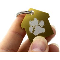 Fußabdruck Ihres Tieres Auf Der Medaille Ihrer Wahl Eingraviert 13 Formen in 7 Farben Erhältlich. Nachricht Rückseite Möglich von XxGalleryDesign