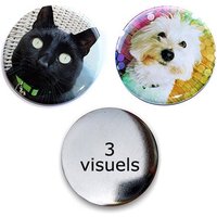 Set Mit 3 Magneten 56mm Rund Ihrem | Ihren Visual | S von XxGalleryDesign