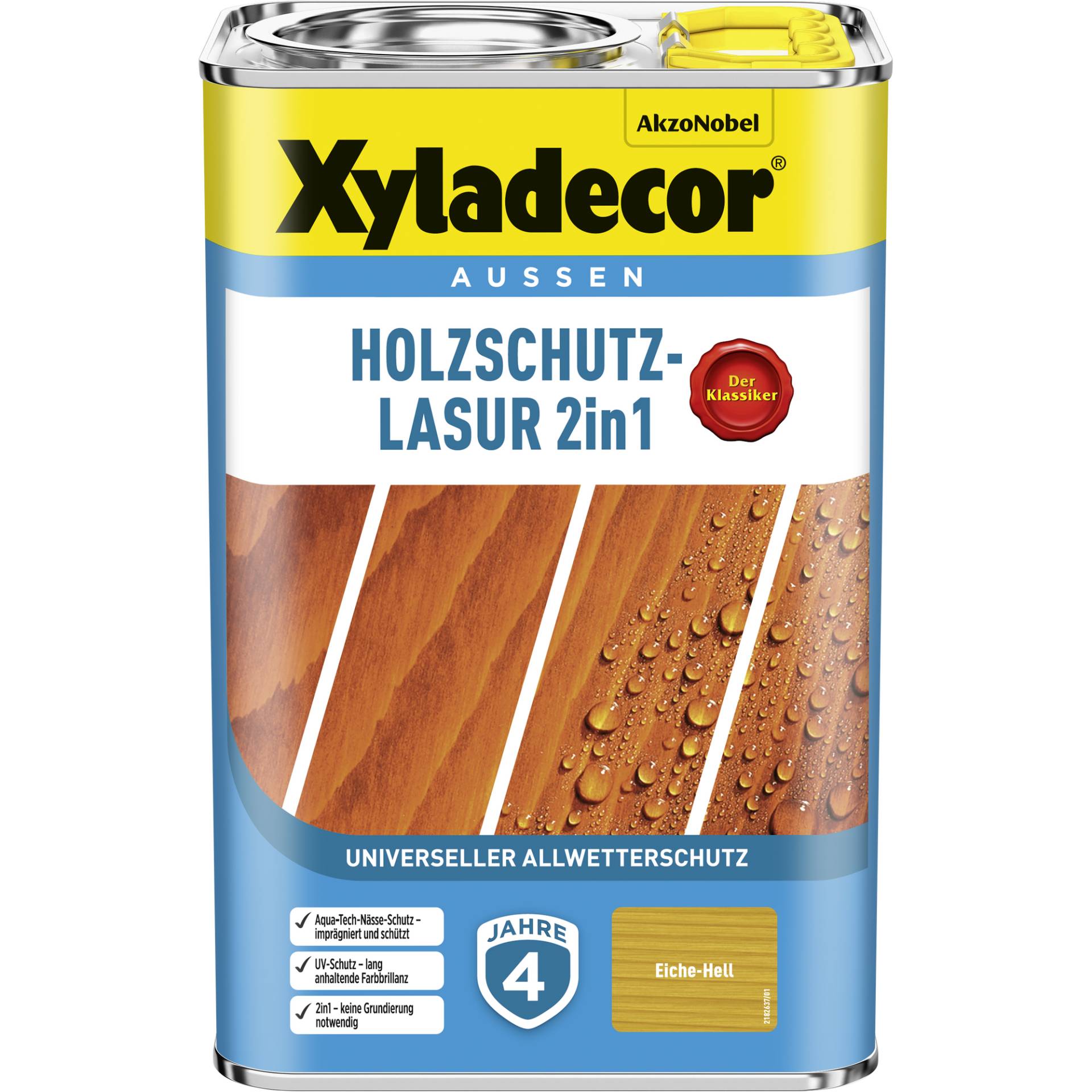 Xyladecor 2in1 Holzschutzlasur eichefarben hell 4 l Xyladecor 2in1 Holzschutzlasur eichefarben hell 4 l von Xyladecor