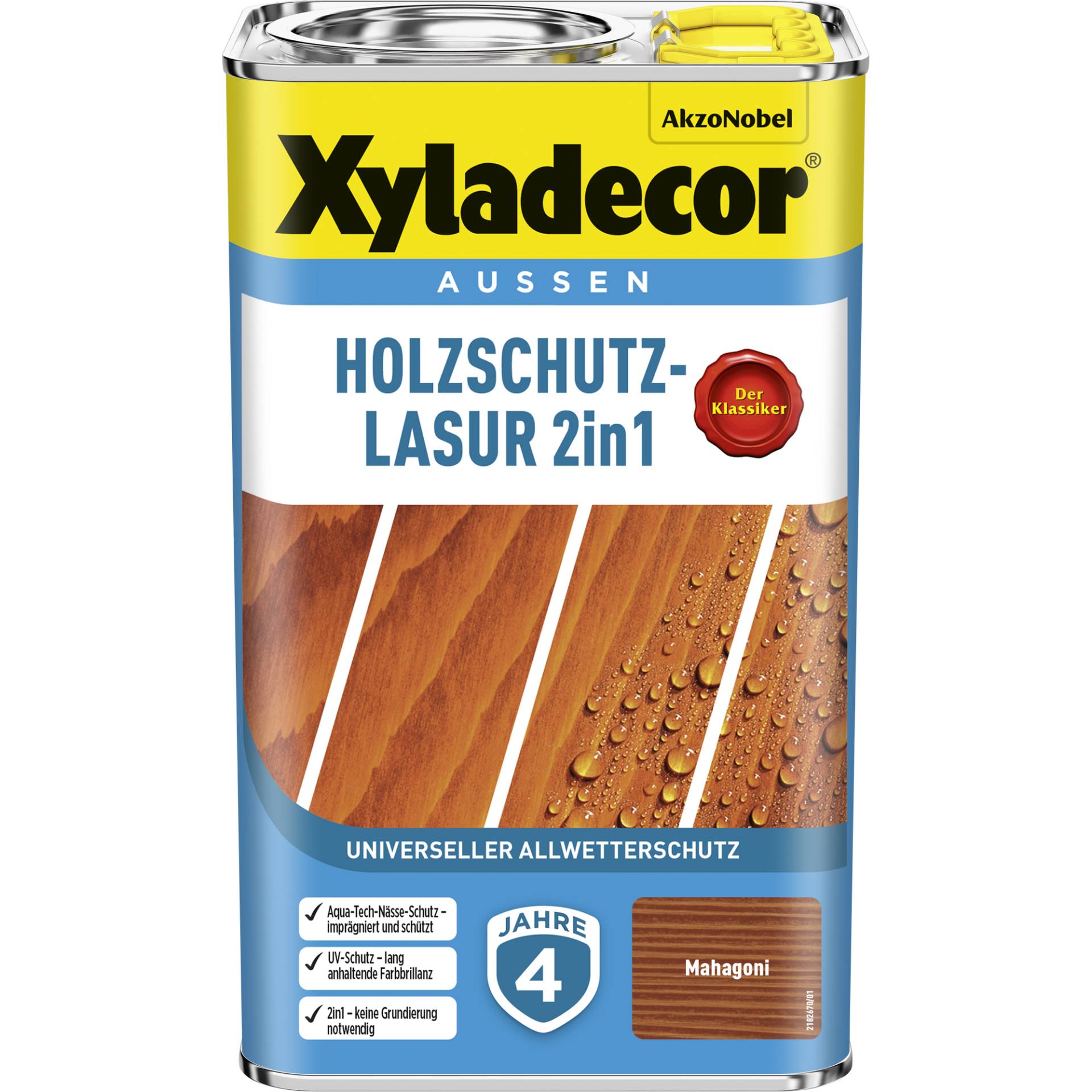 Xyladecor 2in1 Holzschutzlasur mahagonifarben 2,5 l Xyladecor 2in1 Holzschutzlasur mahagonifarben 2,5 l von Xyladecor