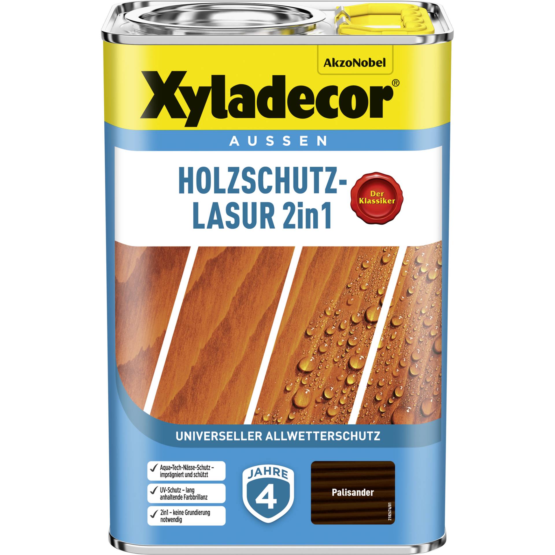 Xyladecor 2in1 Holzschutzlasur palisanderfarben 4 l Xyladecor 2in1 Holzschutzlasur palisanderfarben 4 l von Xyladecor