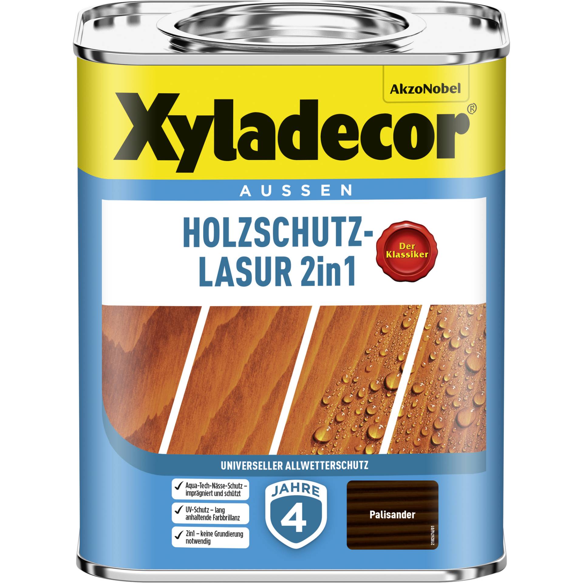 Xyladecor 2in1 Holzschutzlasur palisanderfarben 750 ml Xyladecor 2in1 Holzschutzlasur palisanderfarben 750 ml von Xyladecor
