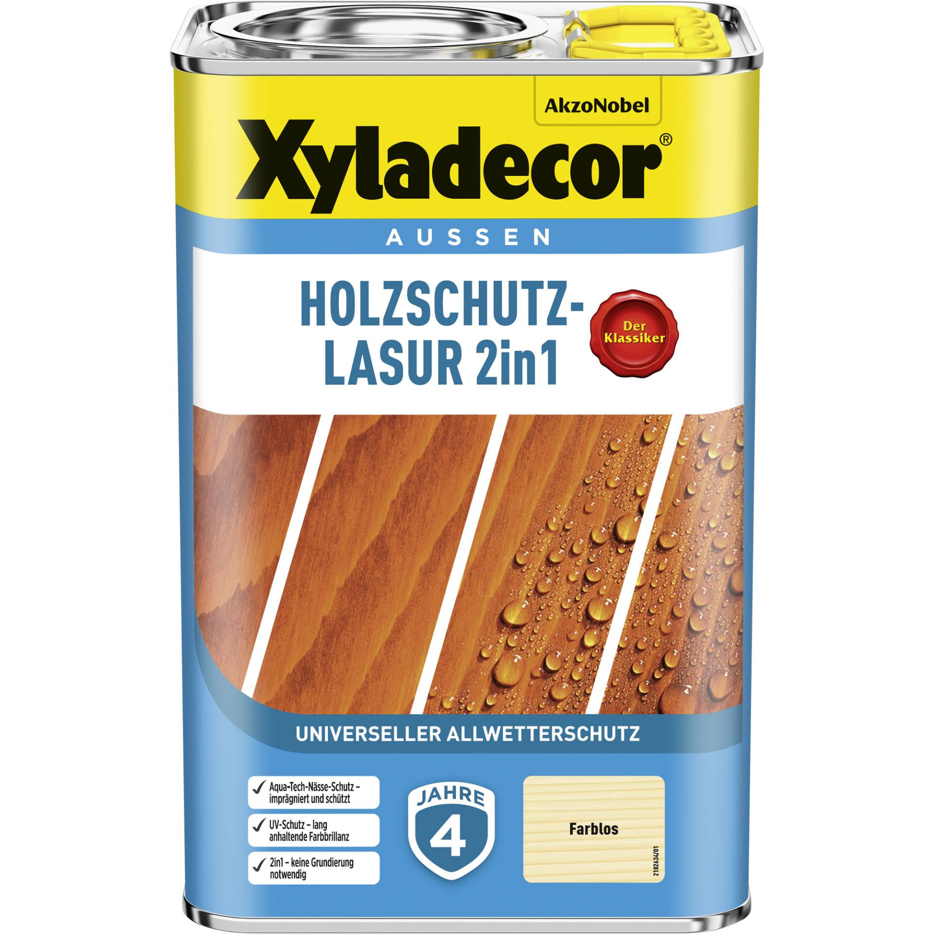 Xyladecor 2in1 Holzschutzlasur transparent 4 l Xyladecor 2in1 Holzschutzlasur transparent 4 l von Xyladecor
