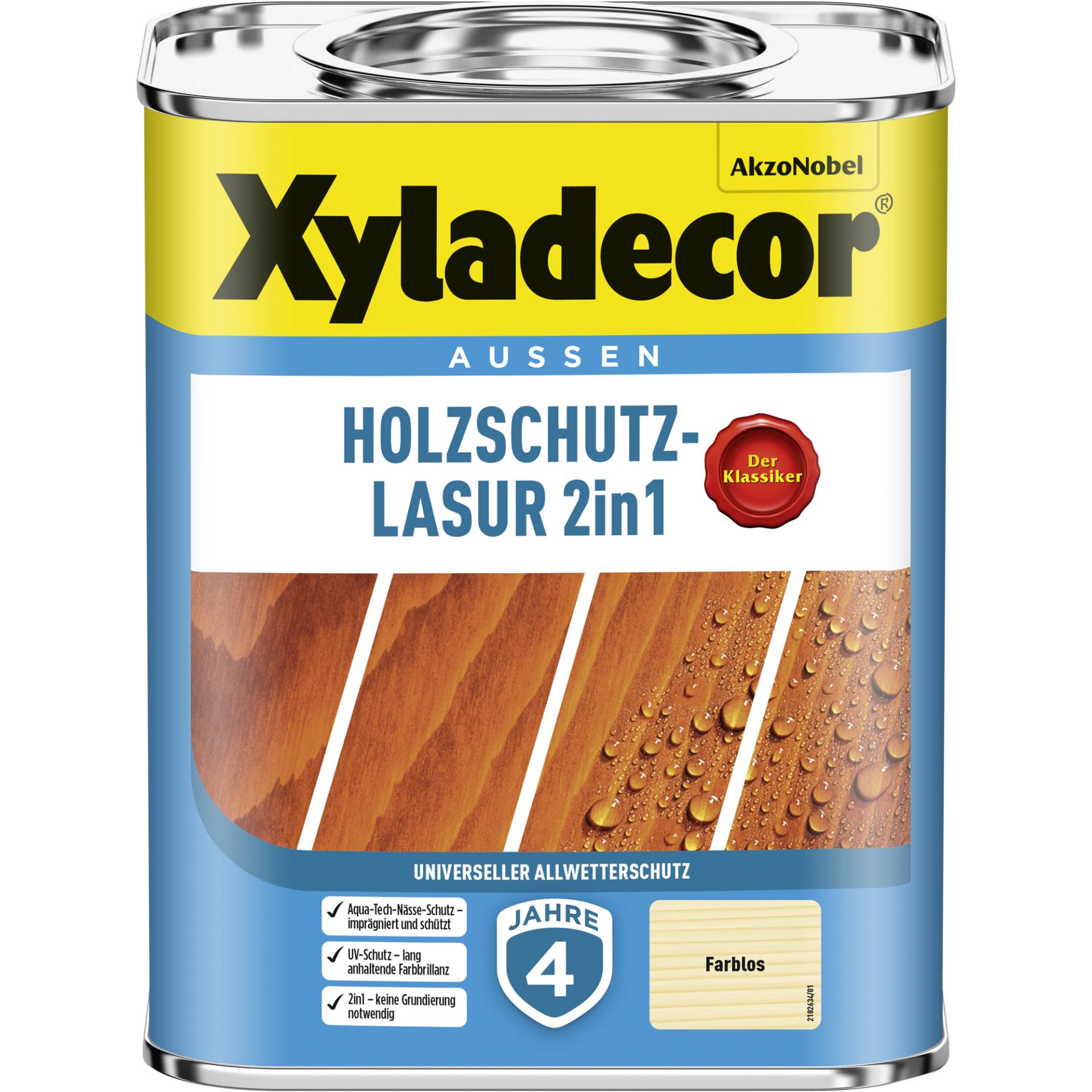 Xyladecor 2in1 Holzschutzlasur transparent 750 ml Xyladecor 2in1 Holzschutzlasur transparent 750 ml von Xyladecor