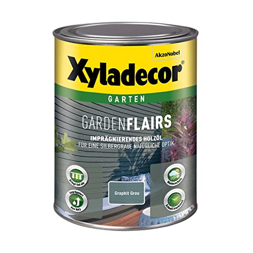 Xyladecor GardenFlairs, 1 Liter, Graphit Grau von Xyladecor