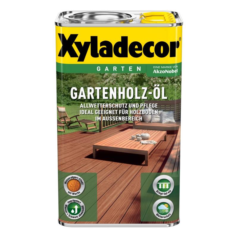 Xyladecor Gartenholz-Öl Natur dunkel 2,5 l von Xyladecor