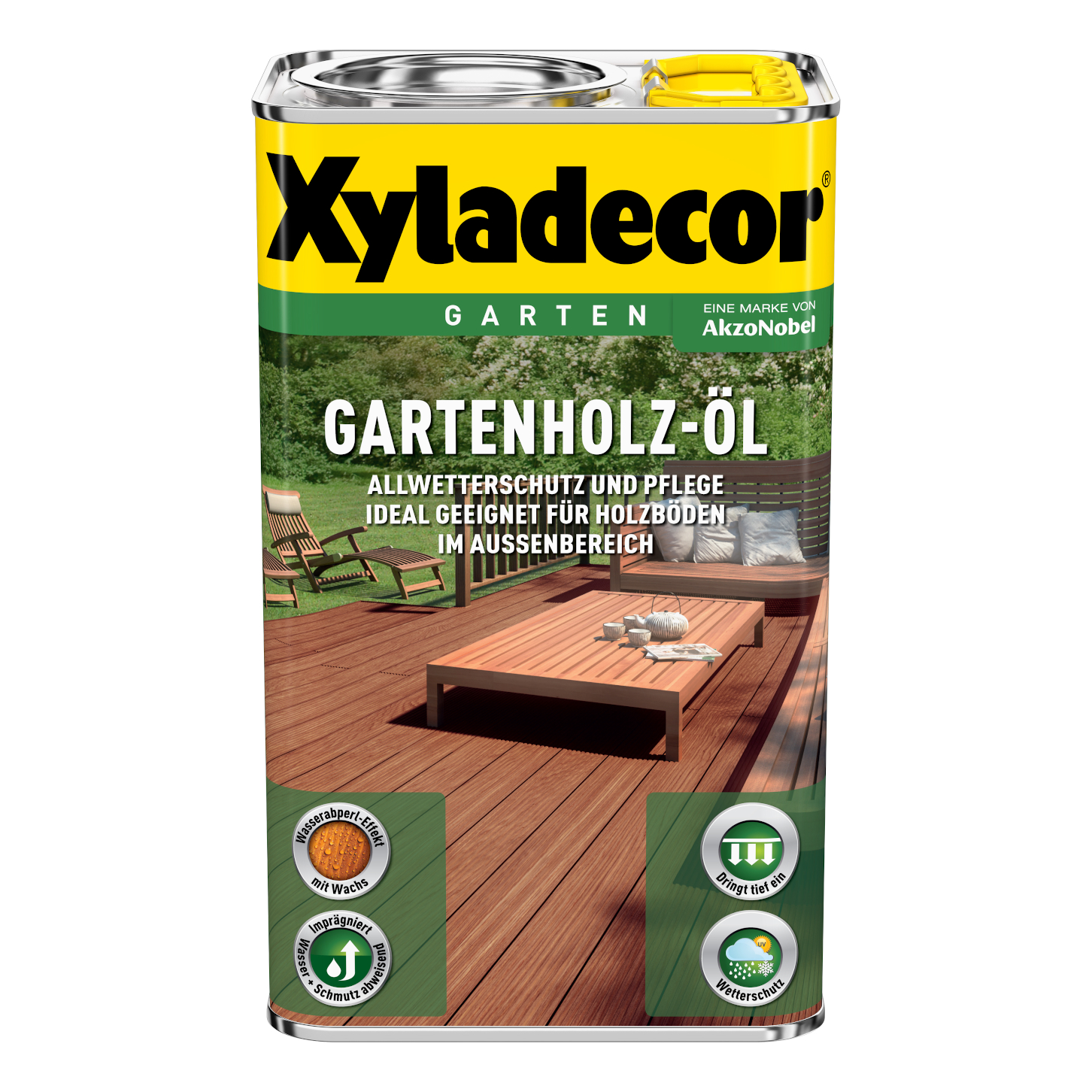Xyladecor Gartenholz-Öl natur dunkel 2,5 L von Xyladecor