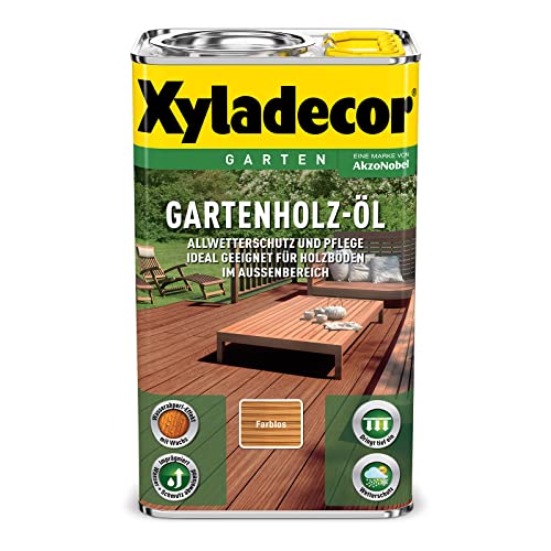 Xyladecor Gartenholz-öl 2,5 Liter, Natur Farblos von Xyladecor