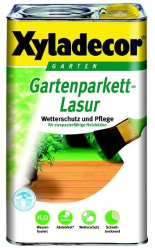 Xyladecor Gartenparkett-Lasur farblos 2,5 Liter von Xyladecor