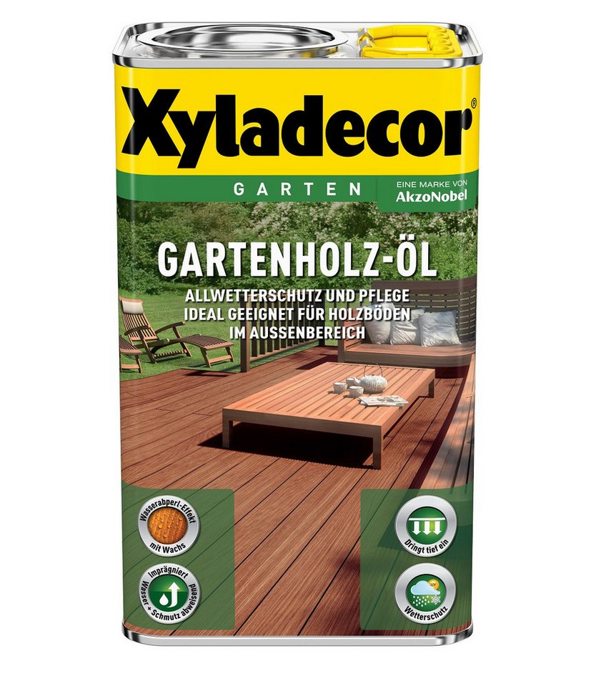 Xyladecor  Holzöl XYLADECOR Gartenholz Öl Natur Dunkel 2,5 Ltr von Xyladecor 