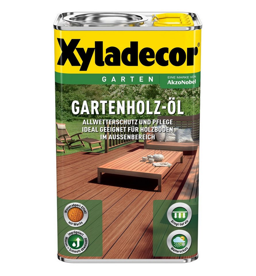 Xyladecor  Holzöl XYLADECOR Gartenholz Öl Naturhell 2,5 Ltr von Xyladecor 