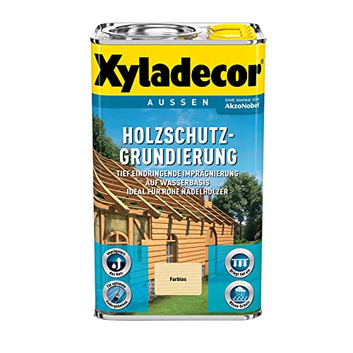 Xyladecor Holzschutz-Grundierung - auf Wasserbasis, 750 ml, Farblos von Xyladecor
