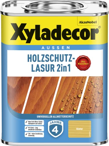 Xyladecor Holzschutz-Lasur 2 in 1, 750 ml, Kiefer von Xyladecor
