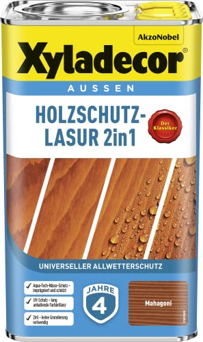Xyladecor Holzschutz-Lasur 2 in 1, mahagoni, 4L Xyladecor Holzschutz-Lasur 2 in 1, mahagoni, 4L von Xyladecor