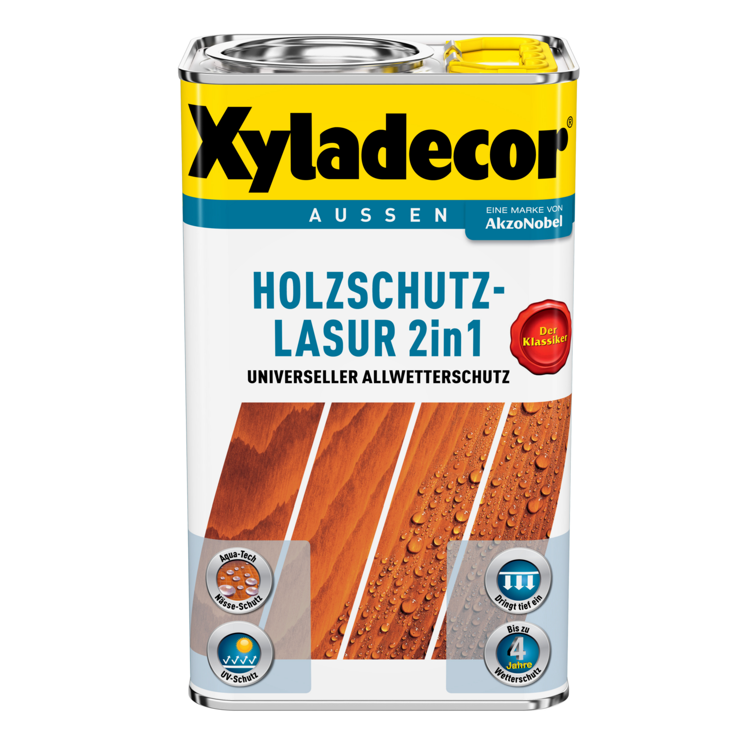 Xyladecor Holzschutz-Lasur 2 in 1 eiche hell von Xyladecor