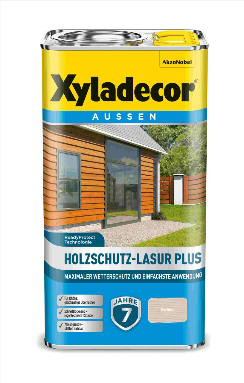 Xyladecor Holzschutz-Lasur 4 L farblos Plus Xyladecor Holzschutz-Lasur 4 L farblos Plus von Xyladecor